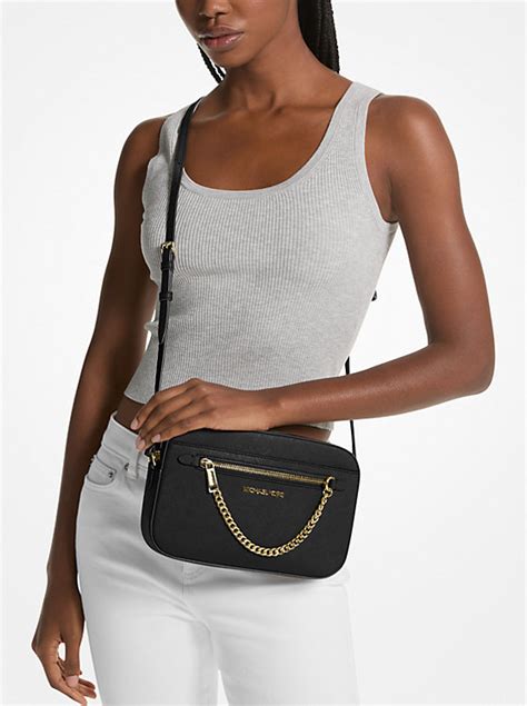 michael kors grace small patent leather crossbody bag|michael kors jet set.